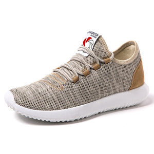 BomKinta Fashion Letter Decoration Casual Shoes Men Fly Weaving Walking Men Shoes Breathable Sneakers Men Outdoor Male Footwear