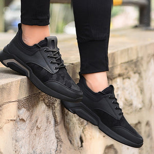 LASPERAL New 2019 Autumn Winter Male Black Lace-up Sneakers Classics Casual Men Walking Shoes Lace Up Men Vulcanized Shoes Outdo