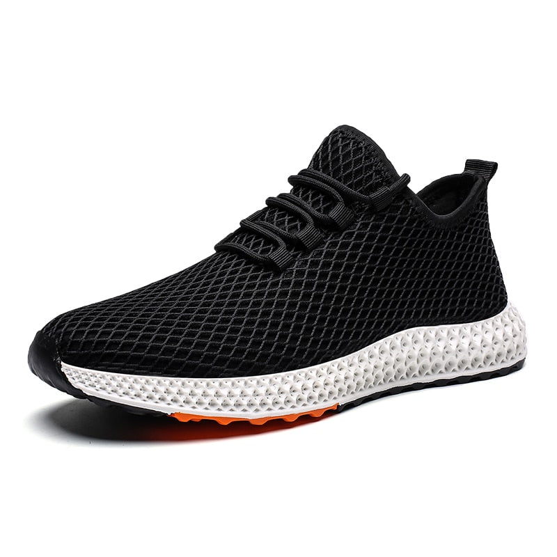 2019 Fall Winter Breathable Fabric Tennis Sneakers Breathable Casual Shoes Mesh Flats Sneaker Running Man Outdoor Shoes