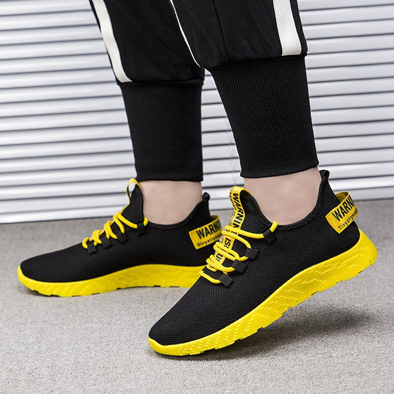 Oeak Casual Shoes Men Comfortable Breathable Autumn Mesh Shoes Fashionable Lightweight Movement Shoes Male Walking Sneakers