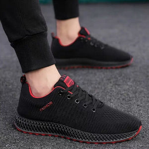 Breathable Mesh Work Shoes Black Mens Summer Deodorant Lightweight Soft-bottomed Steel Toe Puncture-proof Male Safety Work Shoes