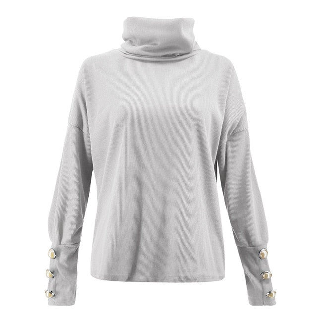 Mossha Casual turtleneck sweatshirts