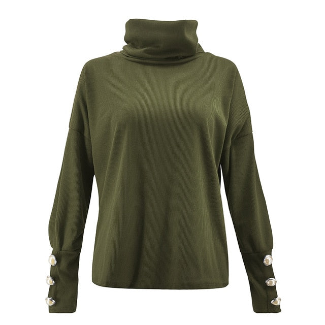 Mossha Casual turtleneck sweatshirts