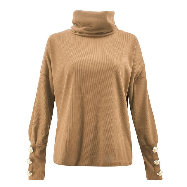 Mossha Casual turtleneck sweatshirts