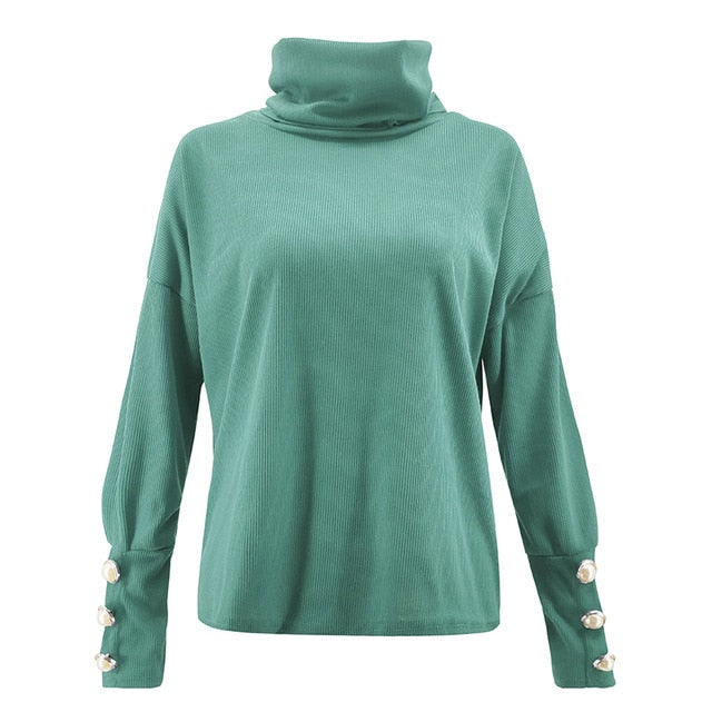 Mossha Casual turtleneck sweatshirts