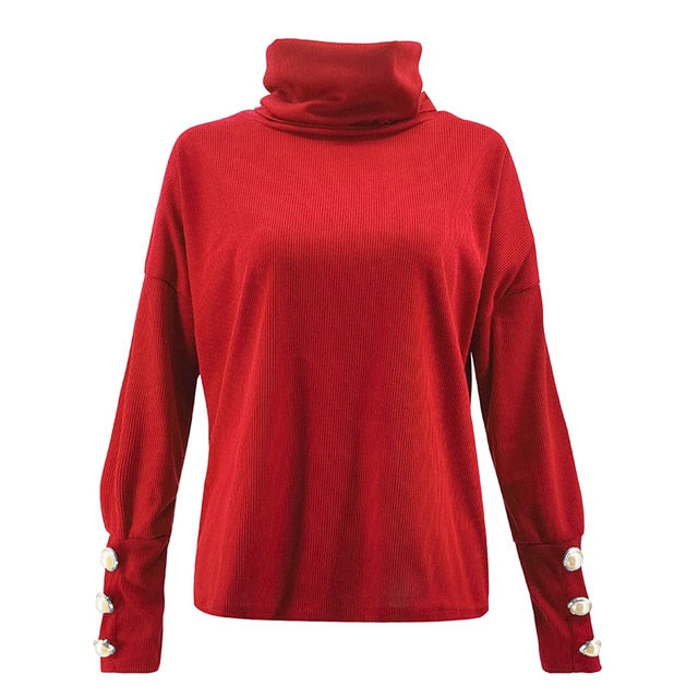 Mossha Casual turtleneck sweatshirts