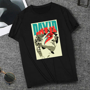 New Michelangelo David print Women t shirt tshirt Female