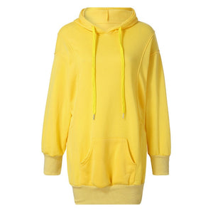 Womens Long Hoodies Women Fashion Solid