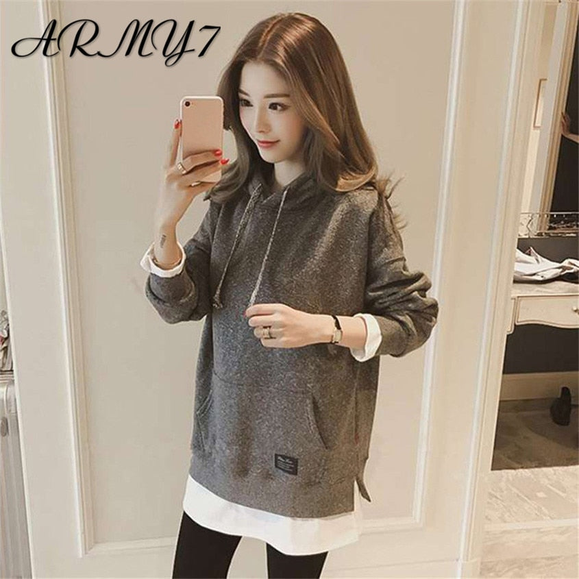 Korean Women Sweatshirt Autumn