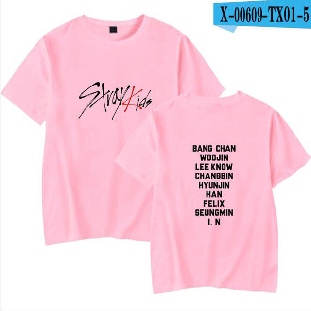 KPOP Stray Kids T Shirt StrayKids MINHO JISUNG