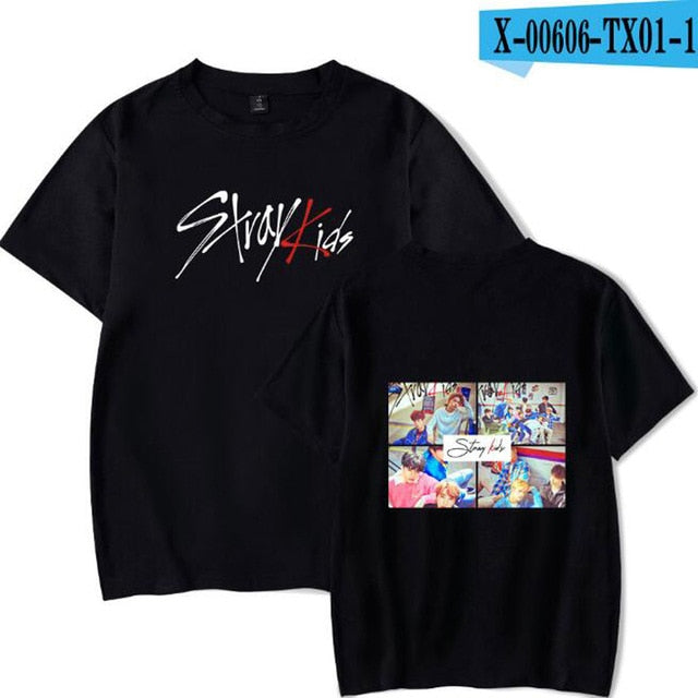 KPOP Stray Kids T Shirt StrayKids MINHO JISUNG