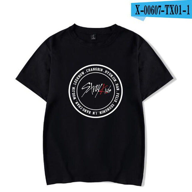 KPOP Stray Kids T Shirt StrayKids MINHO JISUNG