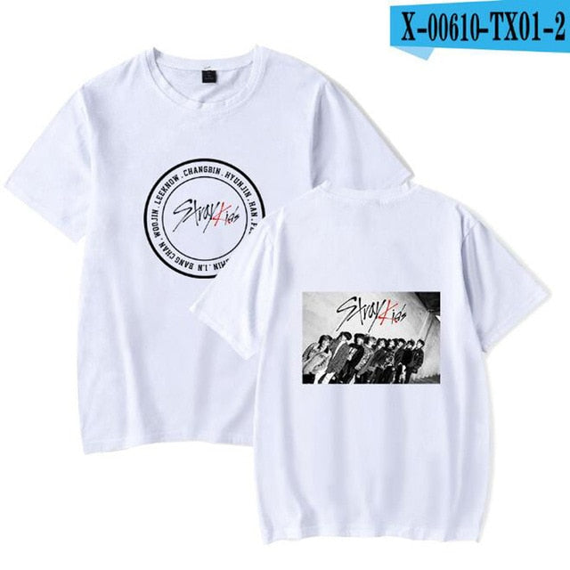 KPOP Stray Kids T Shirt StrayKids MINHO JISUNG