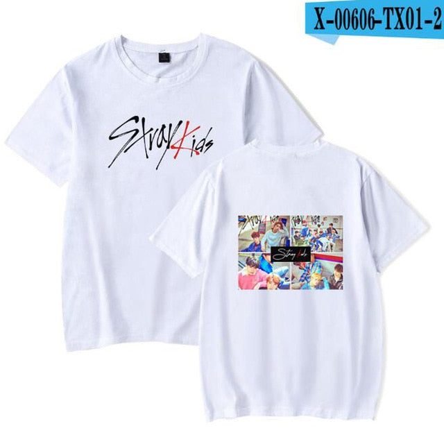 KPOP Stray Kids T Shirt StrayKids MINHO JISUNG