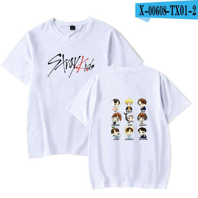 KPOP Stray Kids T Shirt StrayKids MINHO JISUNG