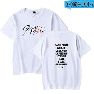 KPOP Stray Kids T Shirt StrayKids MINHO JISUNG