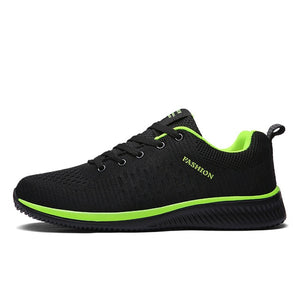 New Vulcanize Shoes Men Mesh Casual Shoes Lac-up Men Sneakers Ultralight Breathable Running Sneakers Tenis Feminino Zapatos