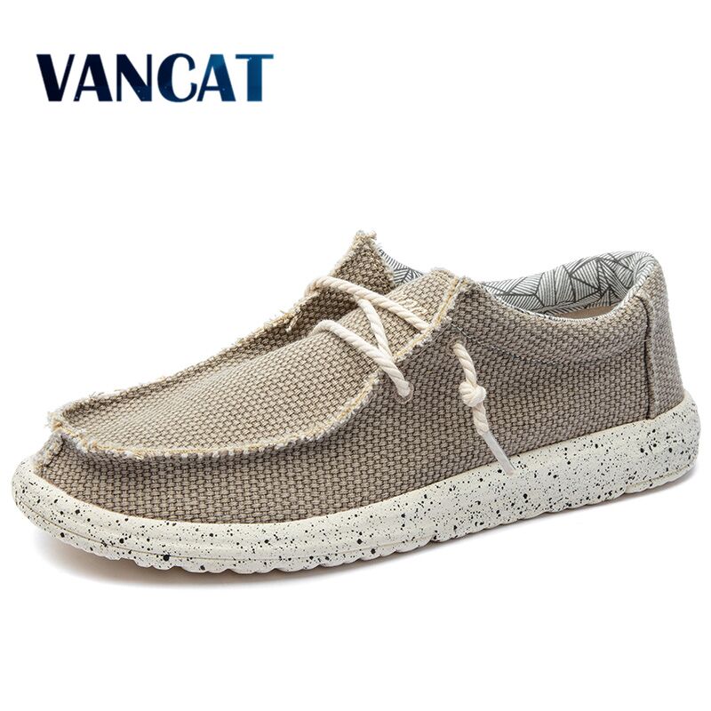 2019 New Summer Autumn Canvas Men's shoes Breathable Men vulcanized shoes Slip Wear Men's Flat shoes Soft Casual Shoes Size 48